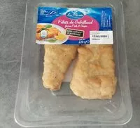 Mängden socker i Filet de cabillaud facon fish & chips