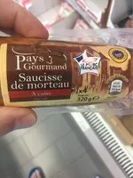 Mängden socker i Saucisse de morteau