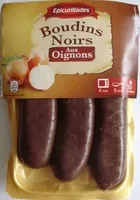 Mängden socker i Boudins Noirs, Aux Oignons