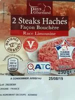 Mängden socker i 2 Steaks hachés façon bouchère