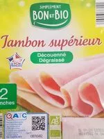 Mängden socker i Jambon supérieur