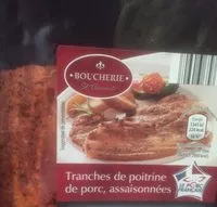 Mängden socker i Poitrine de Porc Paprika