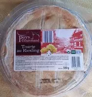 Mängden socker i Tourte au Riesling