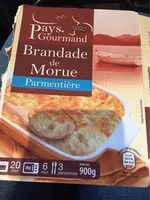 Mängden socker i Brandade de morue parmentiere