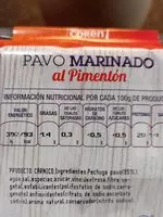 Mängden socker i Pechuga de pavo