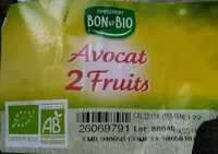 Mängden socker i Avocat 2 fruits