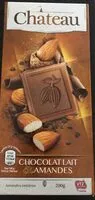 Mängden socker i Chocolat lait & amandes