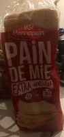 Mängden socker i Pain de mie extra-moelleux Mannapain