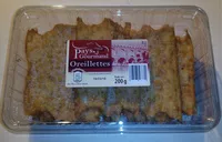 Mängden socker i Oreillettes