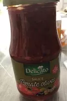 Mängden socker i Sauce tomate olives