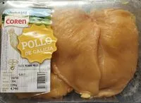 Mängden socker i Pollo de Galicia Coren Filete Pechuga Pollo