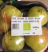 Mängden socker i Poire Doyenne du Comice