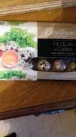 Mängden socker i Oeufs de caille