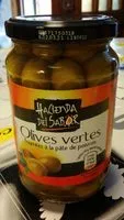 Mängden socker i Olives vertes fourrées à la pâte de poivron