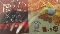 Mängden socker i Broyé du poitou
