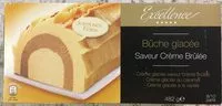 Mängden socker i Bûche glacée, saveur crème brûlée