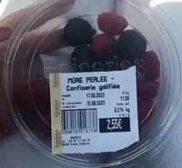 Mängden socker i Mure perlée confiserie gélifiée