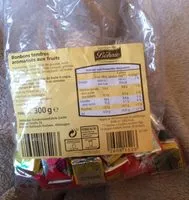 Mängden socker i Bonbons tendres aromatisés aux fruits