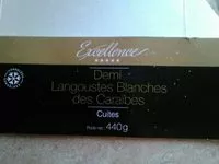 Mängden socker i Langouste blanche des Caraïbes