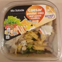 Mängden socker i Salade Caesar