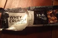 Mängden socker i Whey crunch protein bar