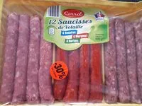 Mängden socker i Saucisse de volaille