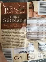 Mängden socker i Tielles Sétoises