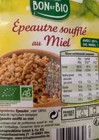 Mängden socker i Épeautre Soufflé au Miel