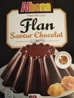 Mängden socker i Flan saveur chocolat