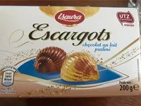 Mängden socker i Escargots - Chocolat au lait praliné