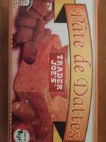 Mängden socker i Pâte de dattes