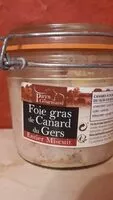 Mängden socker i Foie gras de canard du Gers entier mi cuit