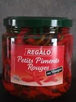 Mängden socker i Petit piments rouges au vinaigre