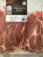 Mängden socker i Côtes de porc échine