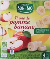 Mängden socker i Purée en gourde pomme-poire