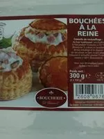 Mängden socker i Bouchées à la reine