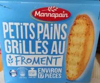 Mängden socker i Petit pains grillés au froment