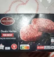 Mängden socker i Steak haché pur boeuf