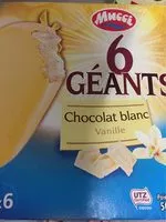 Mängden socker i Géant Chocolat blanc