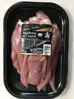 Mängden socker i Aiguillettes de canard