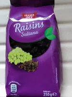 Mängden socker i Raisins secs Sultana