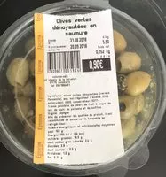 Mängden socker i Olives vertes denoyautes
