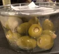 Mängden socker i Olives vertes pasteurisées farcies aux amandes