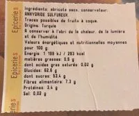 Mängden socker i Abricot sec