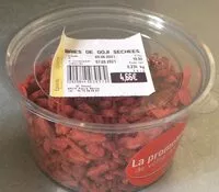 Mängden socker i Baies de Goji sechees