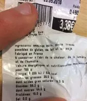 Mängden socker i Arachides grillés enrobés de sucre