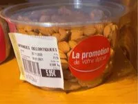 Mängden socker i Amandes decortiquees