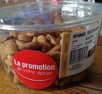 Mängden socker i Amande décortiquée