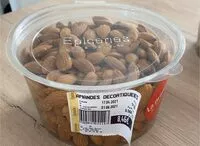 Mängden socker i Amandes decortiquées