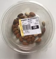 Mängden socker i Amandes decortiquees